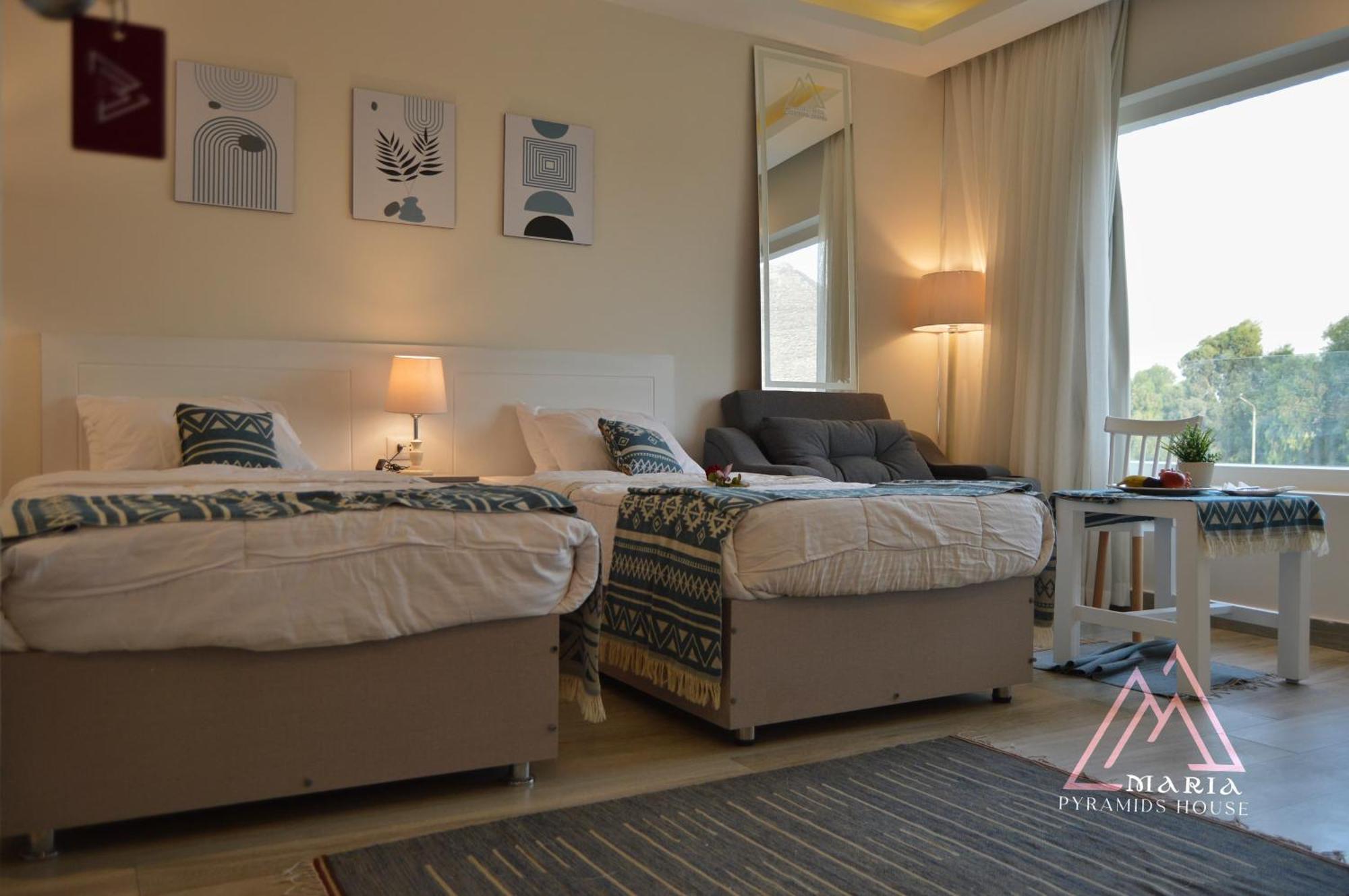 Maria Pyramids House Hotel Kafrat al Jabal Ngoại thất bức ảnh